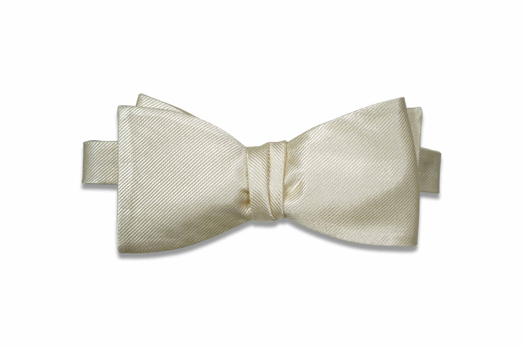 Aristocrat Champagne Silk Bow Tie (Self-Tie) Aristocrat Champagne Silk Bow Tie (Self-Tie)
