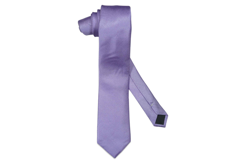 Aristocrat Lavender Silk Skinny Tie Aristocrat Lavender Silk Skinny Tie