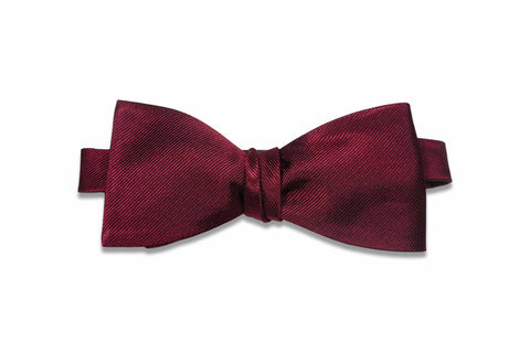 Floral Effect Silk Bow Tie (Self-Tie)