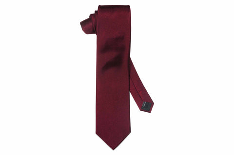 Burgundy Classic Silk Tie