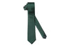 Dark Green Silk Skinny Tie