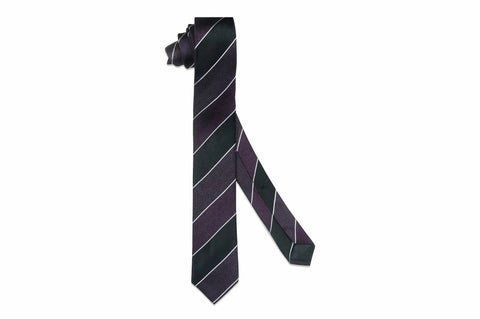 Penryn Purple Silk Skinny Tie