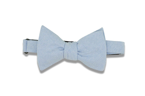 Navy Gold Paisley Cotton Bow Tie (pre-tied)