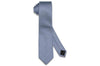 Blue Grained Silk Skinny Tie