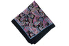 Bristol Paisley Silk Pocket Square