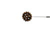 Bronze Jewel Lapel Flower