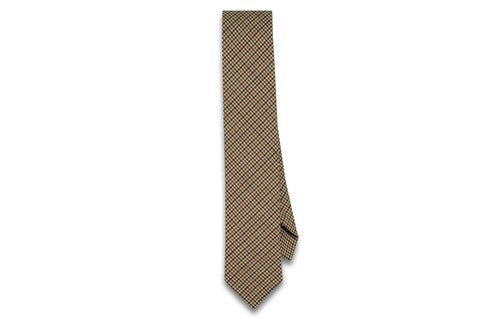 Criss Cross Purple Wool Skinny Tie