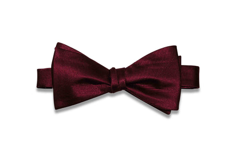 Floral Effect Silk Bow Tie (Self-Tie)