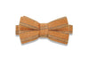CAMEL BROWN WOOL BOW TIE (pre-tied)