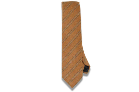 Criss Cross Purple Wool Skinny Tie