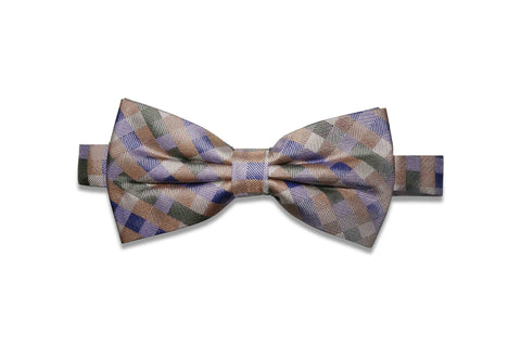 Floral Effect Silk Bow Tie (Self-Tie)