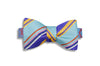 Coloured Stripes Silk Bow Tie (self-tie)