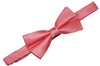 Coral Herringbone Silk Bow Tie (Boys)