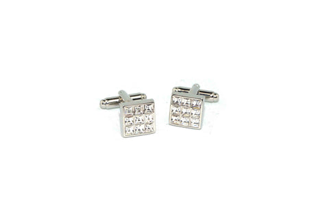 Crystal Dice Cufflinks