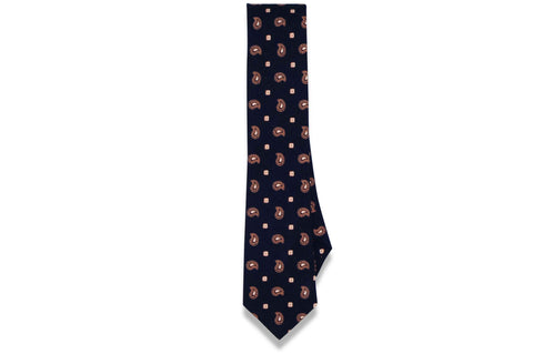 Archie Plaid Cotton Skinny Tie
