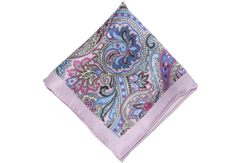 Dreaming Paisley Silk Pocket Square