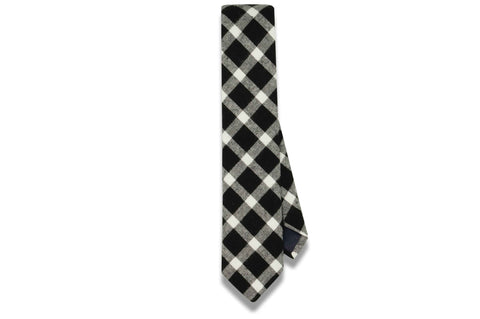 Archie Plaid Cotton Skinny Tie