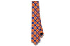 Finley Orange Cotton Skinny Tie