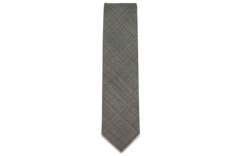Criss Cross Purple Wool Skinny Tie