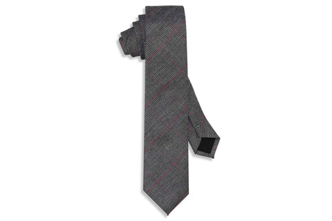 Archie Plaid Cotton Skinny Tie