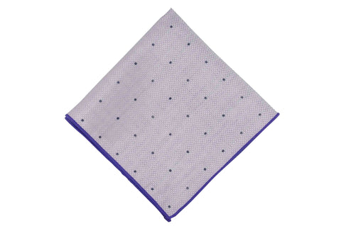 Champagne Web Linen Pocket Square
