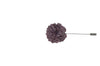 Maroon Mini Checks Lapel Flower