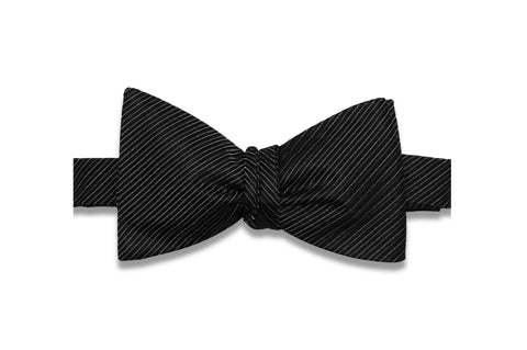 Floral Effect Silk Bow Tie (Self-Tie)
