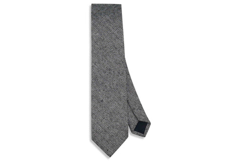 Criss Cross Purple Wool Skinny Tie