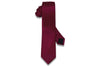Burgundy Skinny Tie