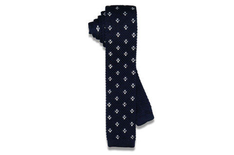 Green Pin Dots Skinny Tie