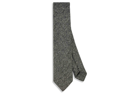 Criss Cross Purple Wool Skinny Tie