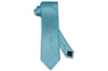 Ocean Blue Dotted Silk Tie