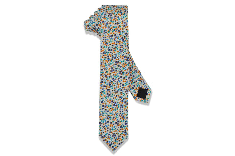 Archie Plaid Cotton Skinny Tie