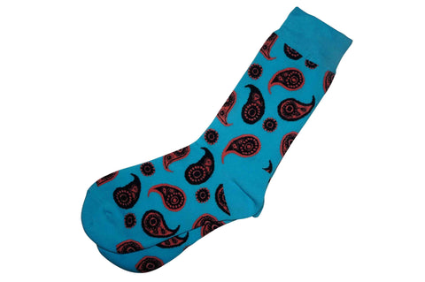 Paisley Blues Socks