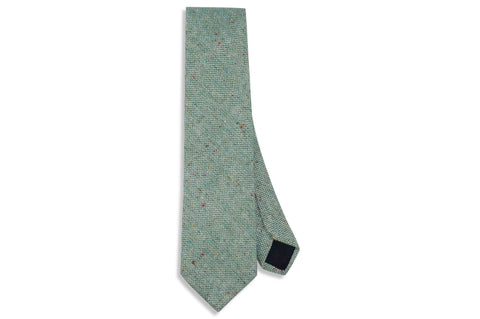 Criss Cross Purple Wool Skinny Tie