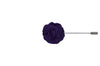 Purple Felt Overlay Lapel Flower