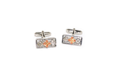 Crystal Dice Cufflinks
