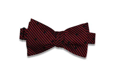 Floral Effect Silk Bow Tie (Self-Tie)