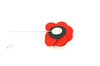 Red Lapel Flower
