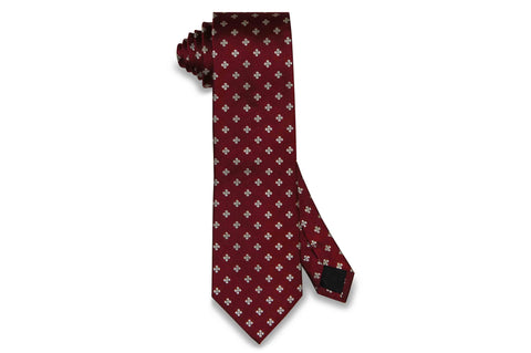 Red Shields Silk Tie