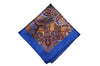 Richmond Blue Silk Pocket Square