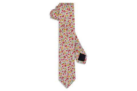 Archie Plaid Cotton Skinny Tie