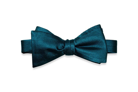 Floral Effect Silk Bow Tie (Self-Tie)