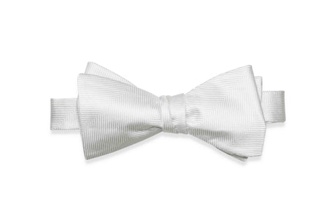 Floral Effect Silk Bow Tie (Self-Tie)