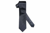 Herringbone Black Silk Tie