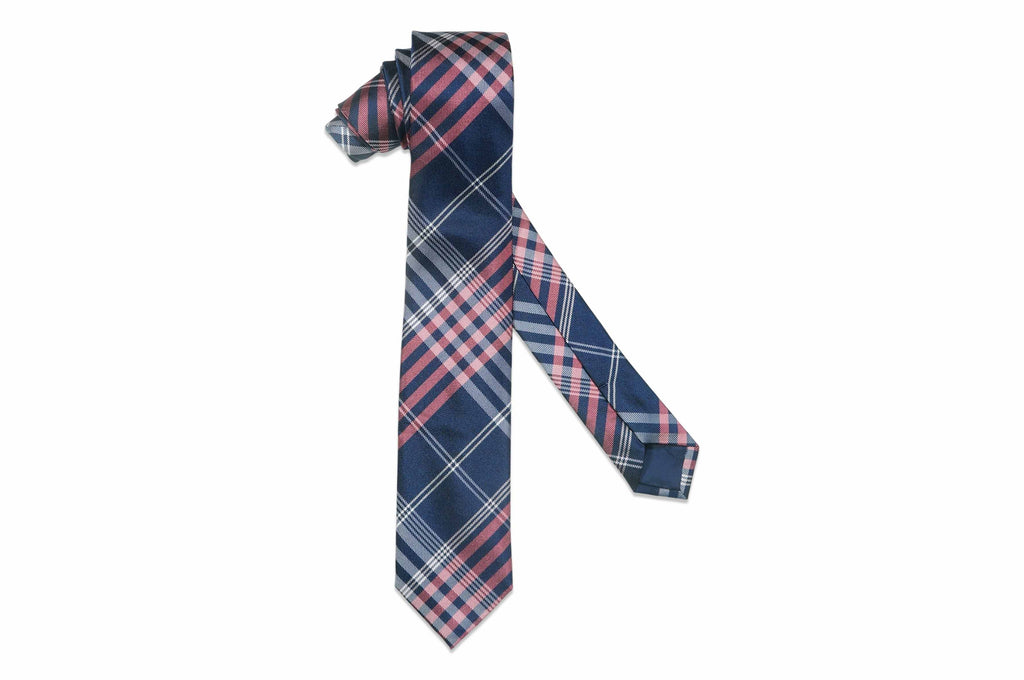 Wisbech Pink Silk Skinny Tie