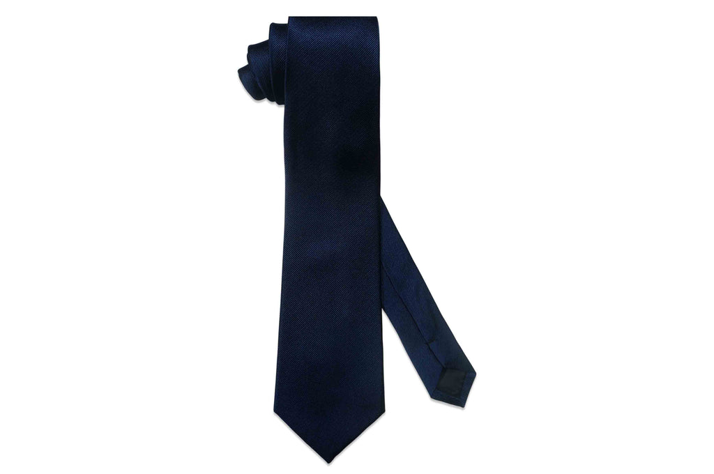 Dark Navy Silk Tie