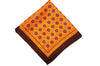 Aldershot Orange Wool Pocket Square