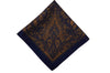 Amhersbury Blue Wool Pocket Square