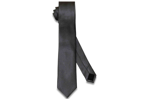 Aristocrat Grey Silk Skinny Tie